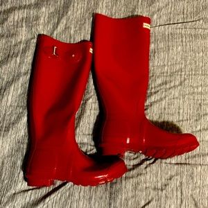 Women's Original Tall Rain Boots in Red